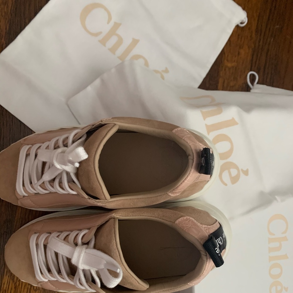 🚫SOLD🚫 CHLOÉ  Lauren Platform Sneaker - Picture 8 of 12